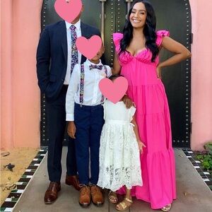 Vici Pink Maxi Dress